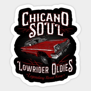 Chicano Soul Lowrider Oldies Legendary Road King Sticker